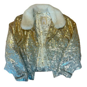 Disney little princess sequin coat  5/6 mint condition- so cute!